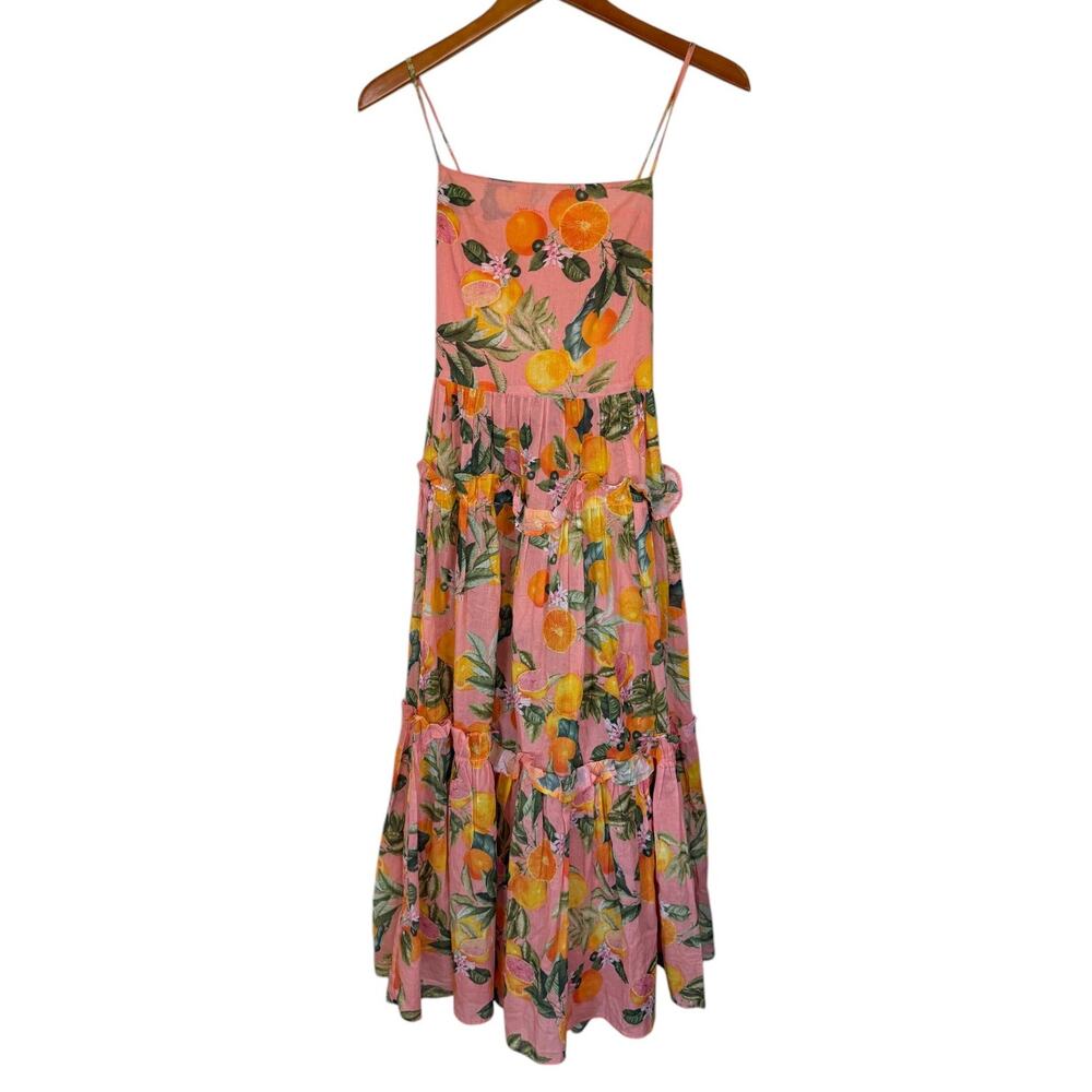 Cara Cara Pink Floral Midi Dress